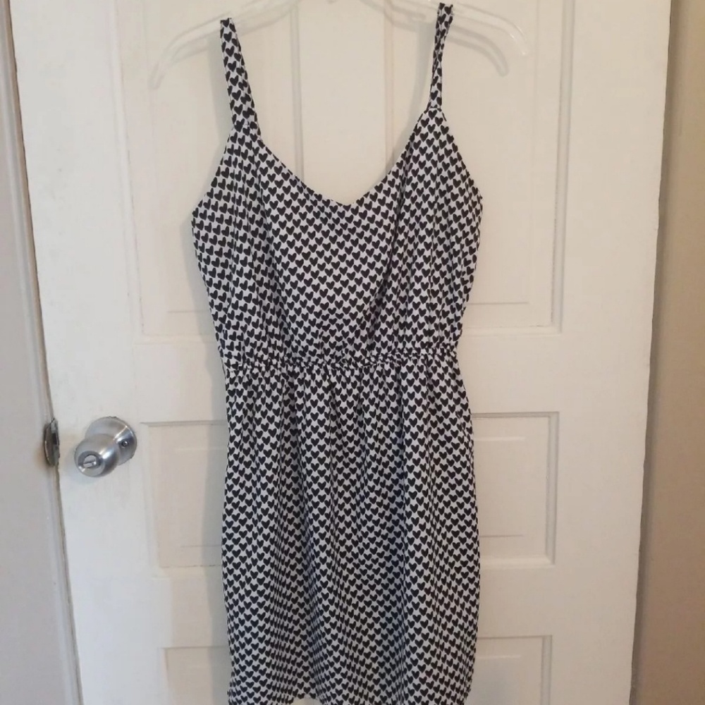 Black and white dress